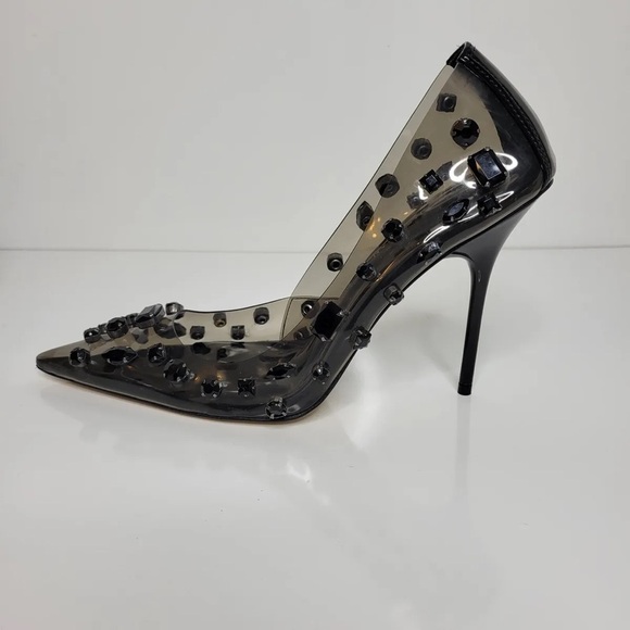 Good American DIAMONDS FOREVER HEEL GOOD AMERICAN NWT Light Smoke - Picture 3 of 8